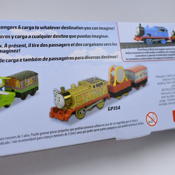 Gustavo 4 Passengers & Cargo Motorized Trackmaster Train Engine Fisher Price New - Picture 11 of 11